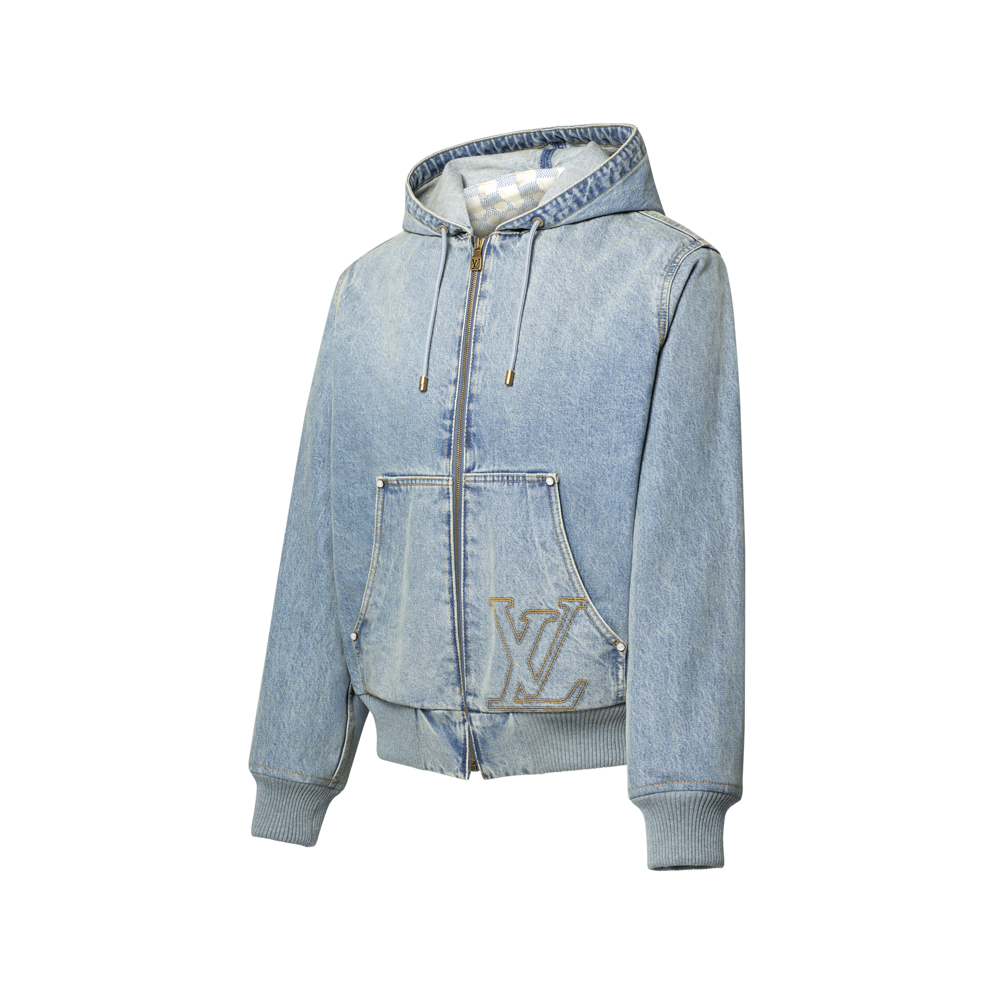 Hooded Workwear Denim Blouson - Ready-to-Wear | LOUIS VUITTON